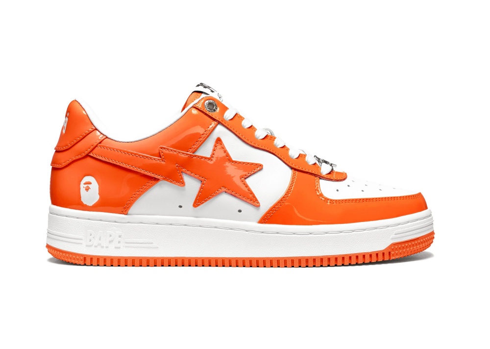 A Bathing Ape Bape STA Low Orange