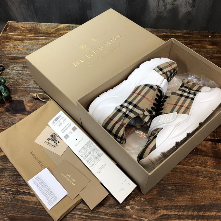 BURBERRY VINTAGE CHECK COTTON SNEAKER – BBR011