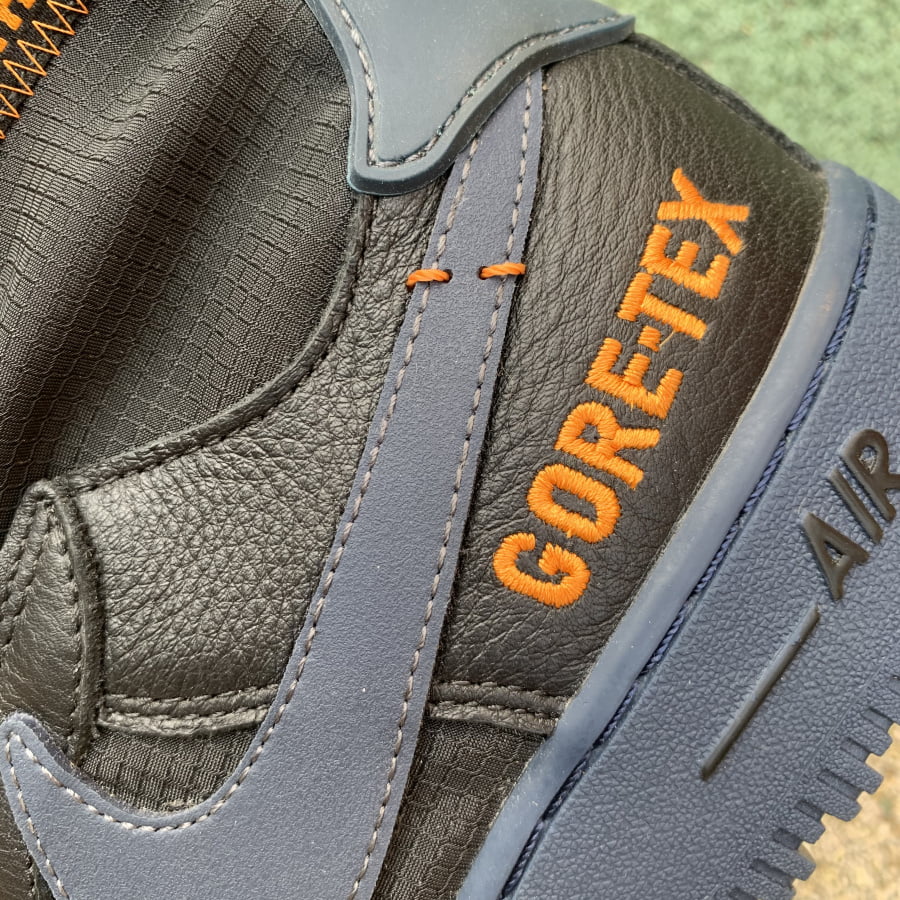 Nike Air Force 1 Winter Gore-tex Black Bright Ceramic Thunder Blue