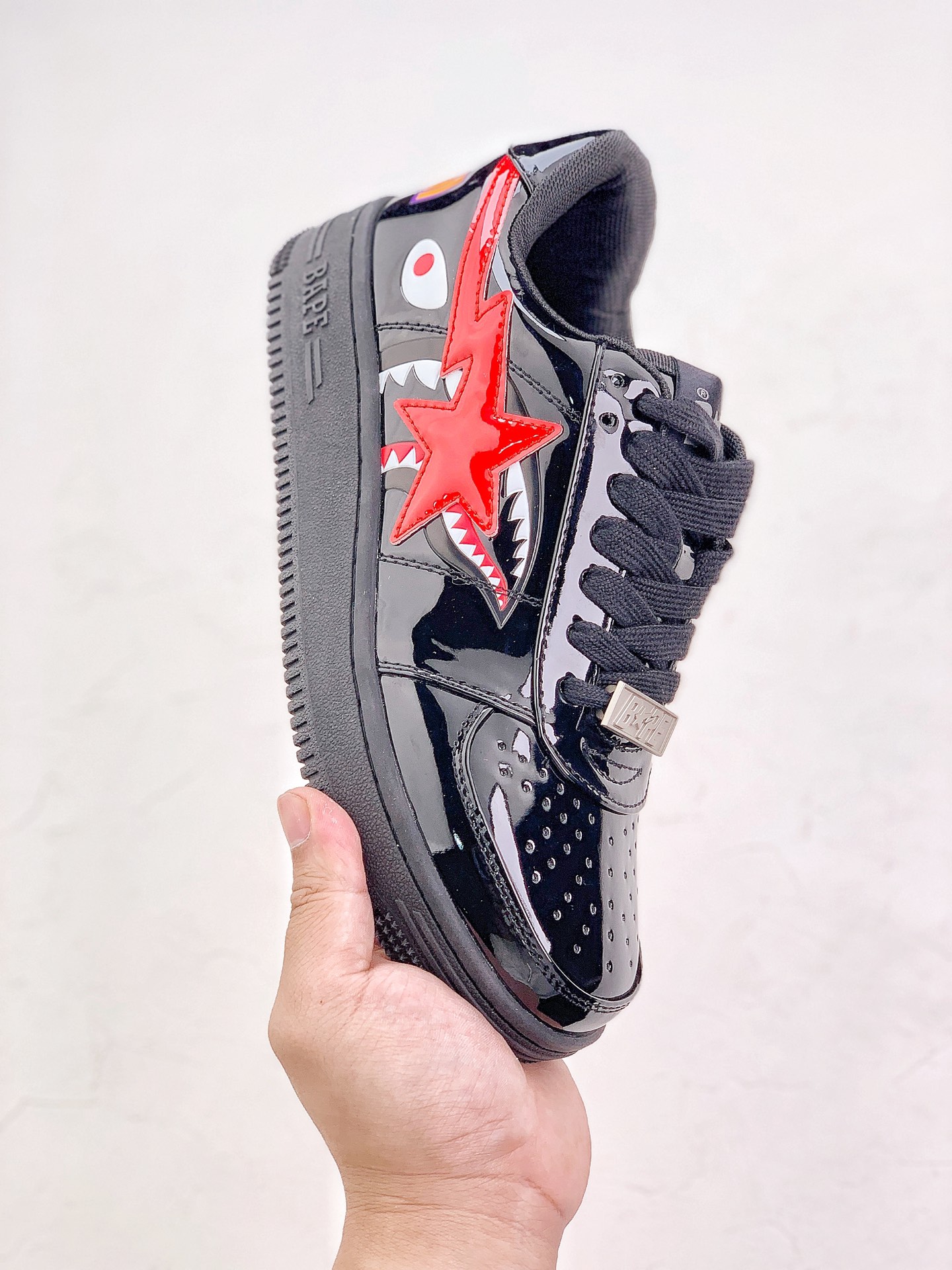 A Bathing Ape Bape Sta Low Shark Black