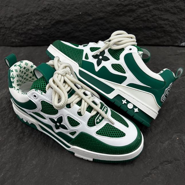 LOUIS VUITTON LV SKATE SNEAKER GREEN WHITE – LVS167
