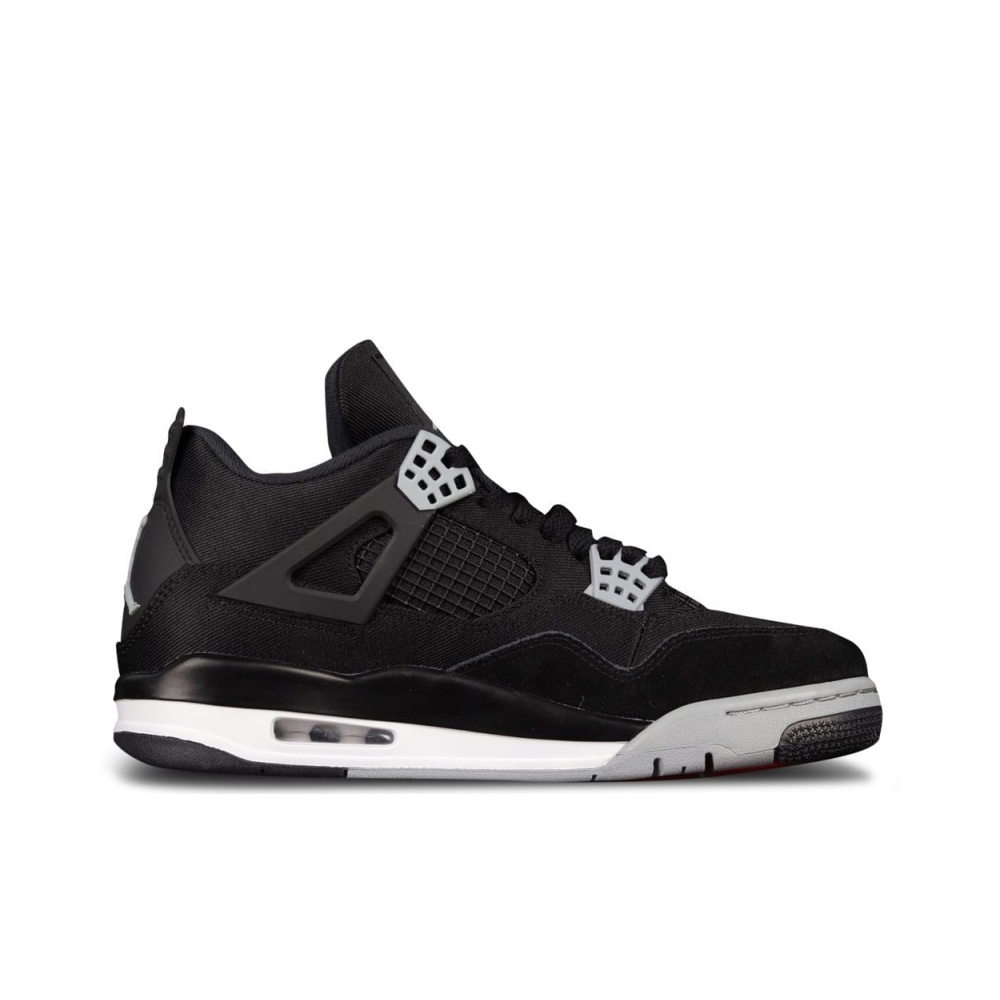 Air Jordan 4 Black Canvas