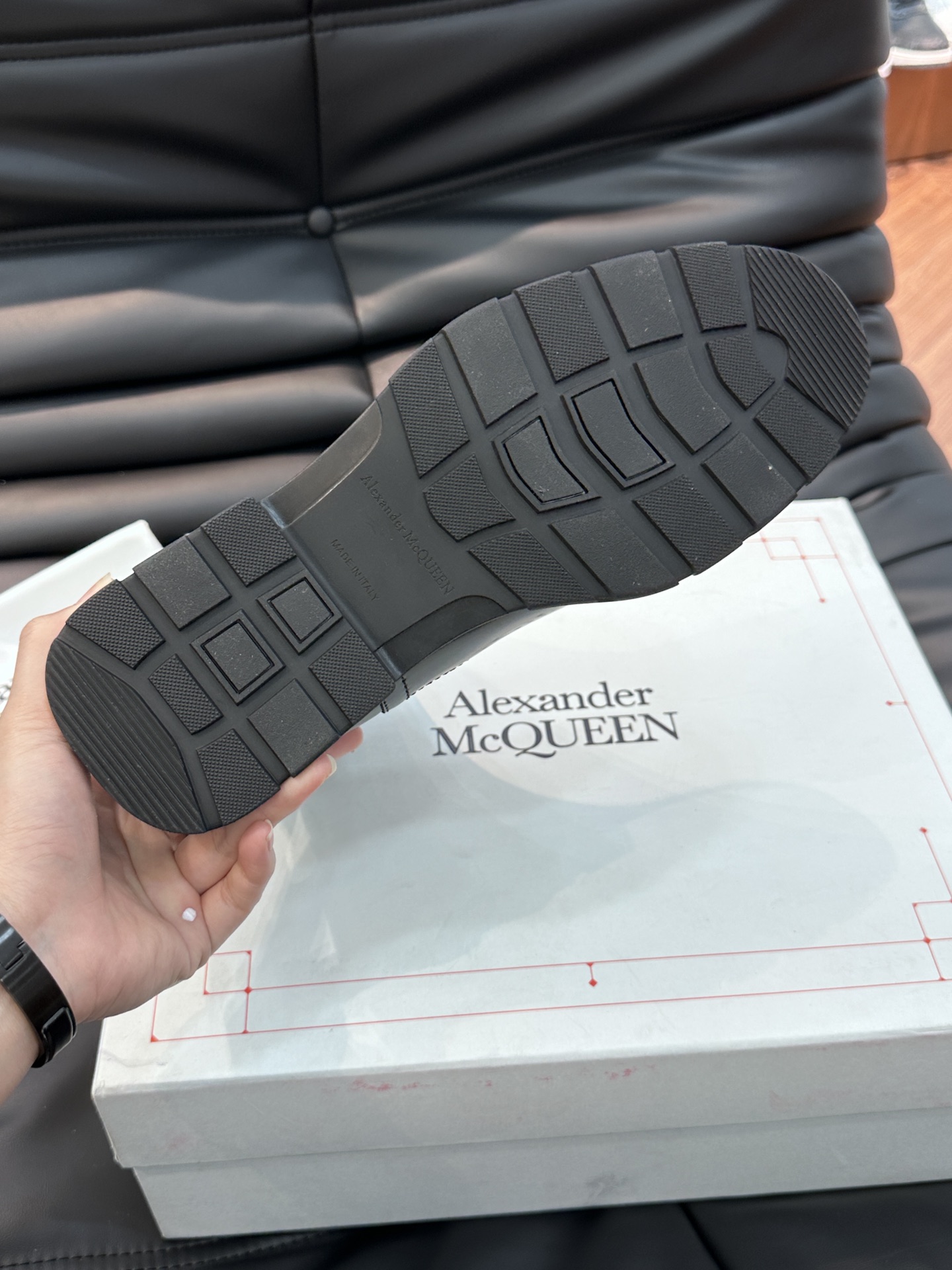 Alexander McQue* Men's high-top boots