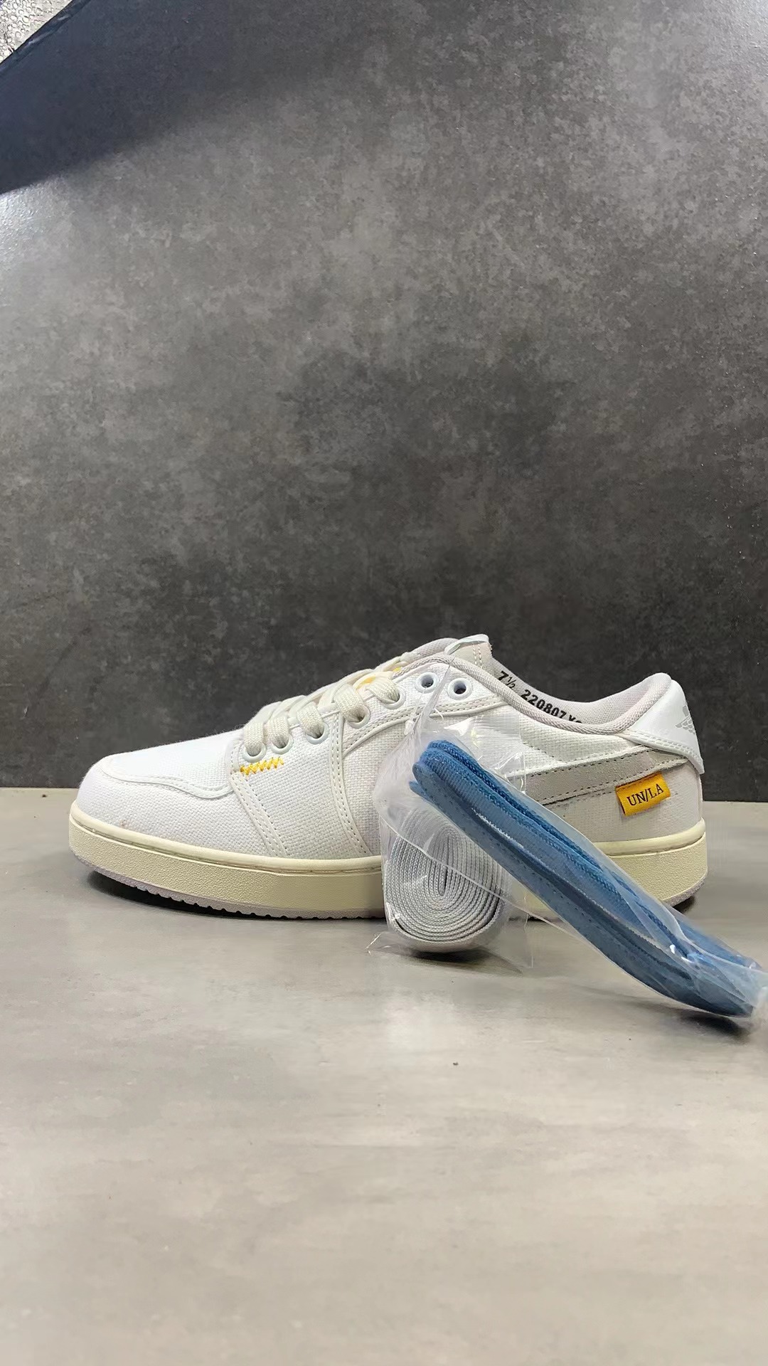 Air Jordan 1 Retro AJKO Low SP Union White Canvas