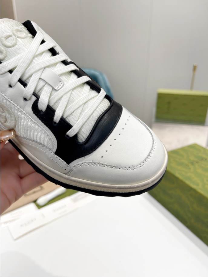 Gucci MAC80 Off-White Black Sneakers – GCC225