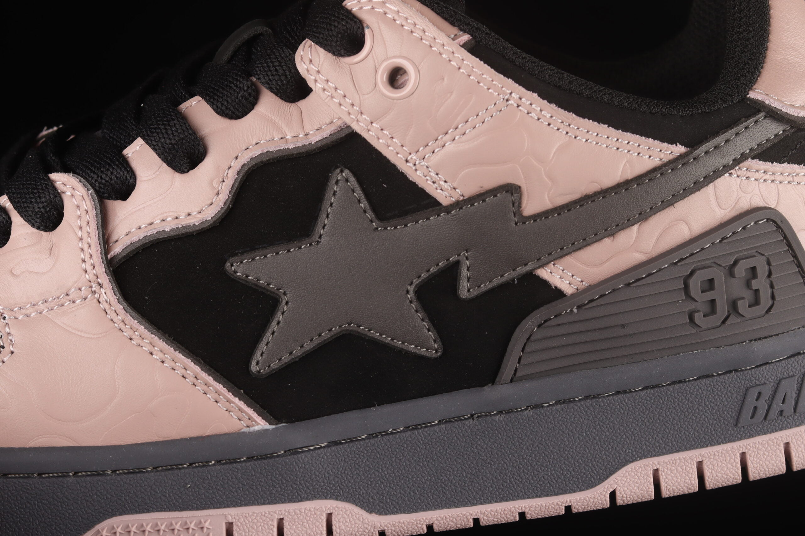 A Bathing Ape Bape SK8 STA Black Powder