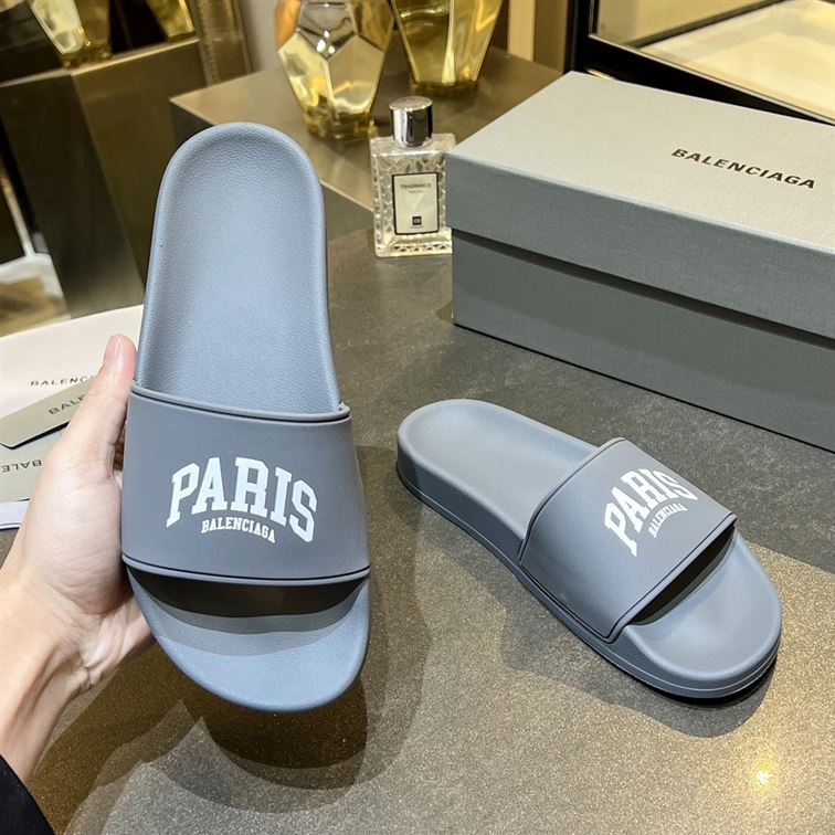 BALENCIAGA CITIES PARIS POOL SLIDE SANDAL – BBD008