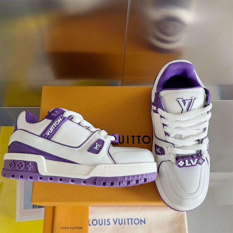 LOUIS VUITTON LV TRAINER MAXI SNEAKER VIOLET – LVS199