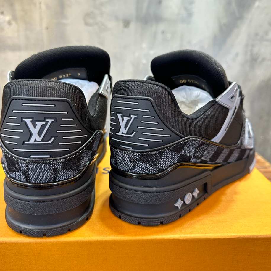 Louis Vuitton LV Trainer Damier Denim Black Sneaker – LVS209