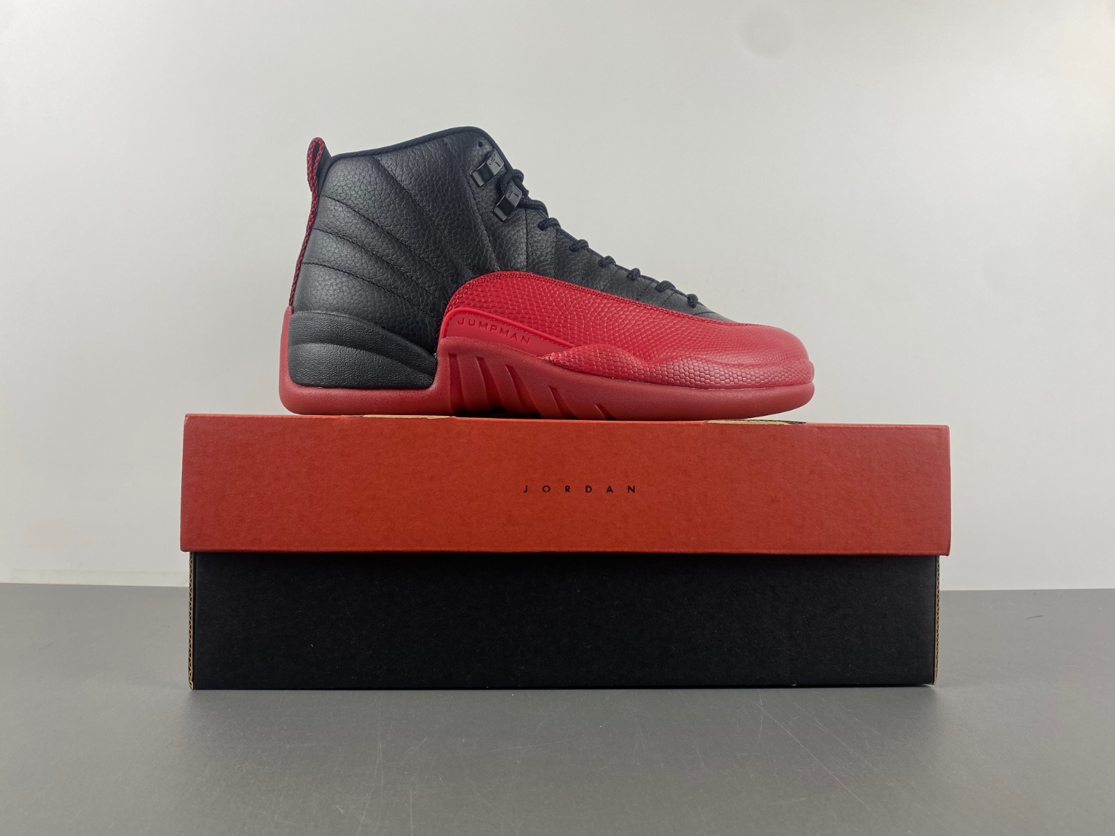 Nike Air Jordan 12 Retro Flu Game Black Red