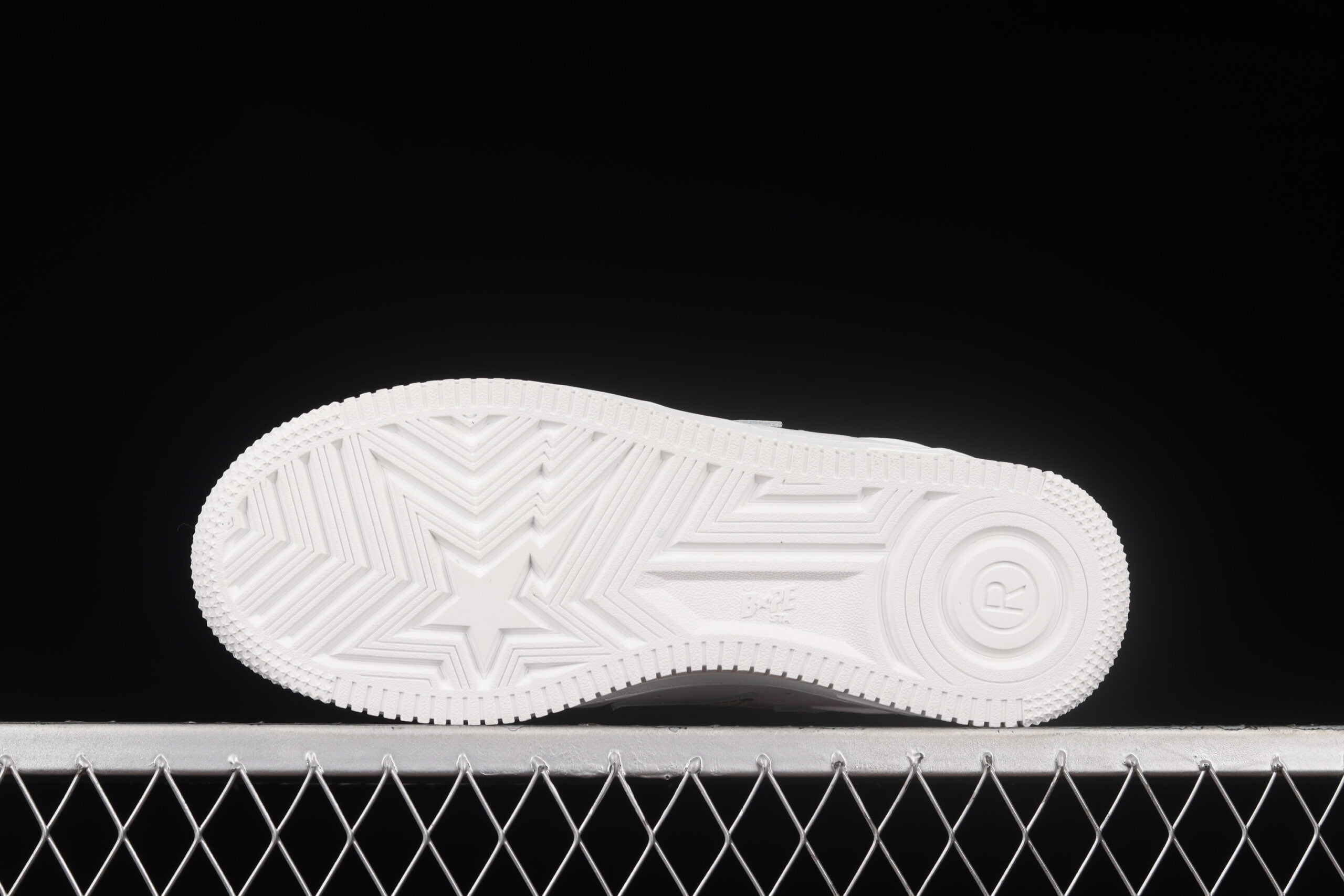 A Bathing Ape Bape STA Low White ABC Camo Green