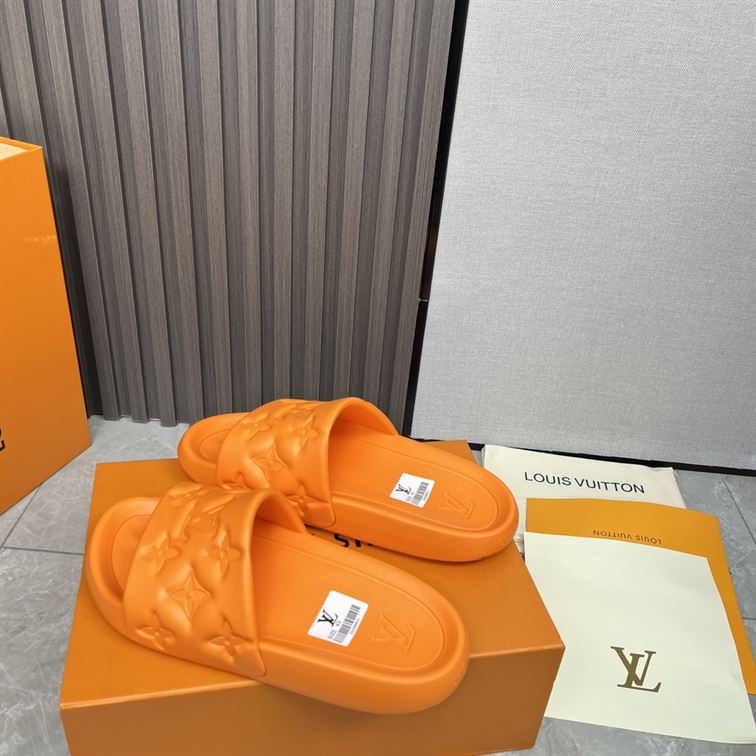 LOUIS VUITTON WATERFRONT MULE ORANGE – LVSD041