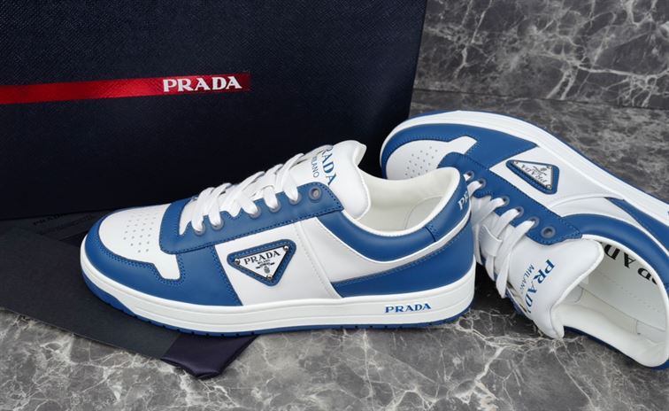 PRADA DOWNTOWN LEATHER SNEAKERS – PRS070