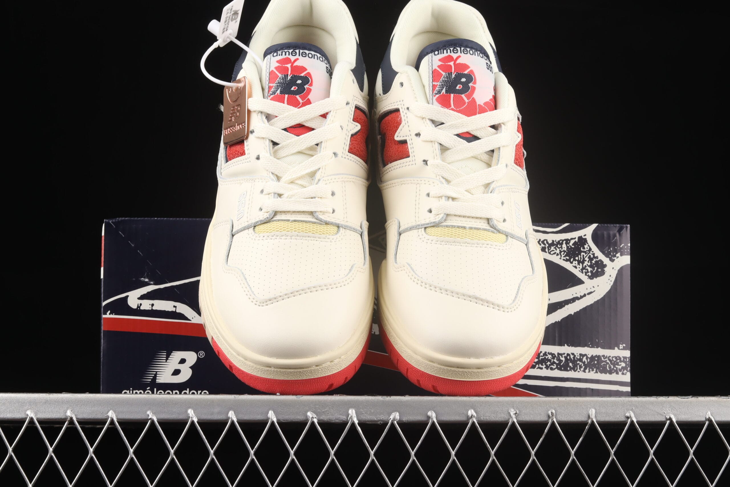 New Balance 550, Aime Leon Dore White Navy Red