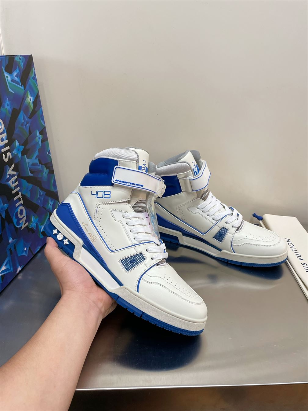 LOUIS VUITTON LV TRAINER SNEAKER BOOT – LVS071