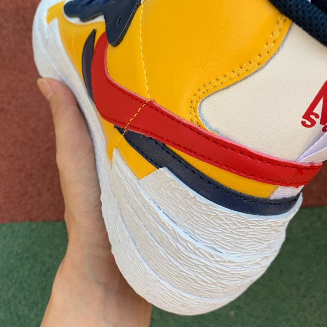 Nike Blazer Mid Sacai White Yellow