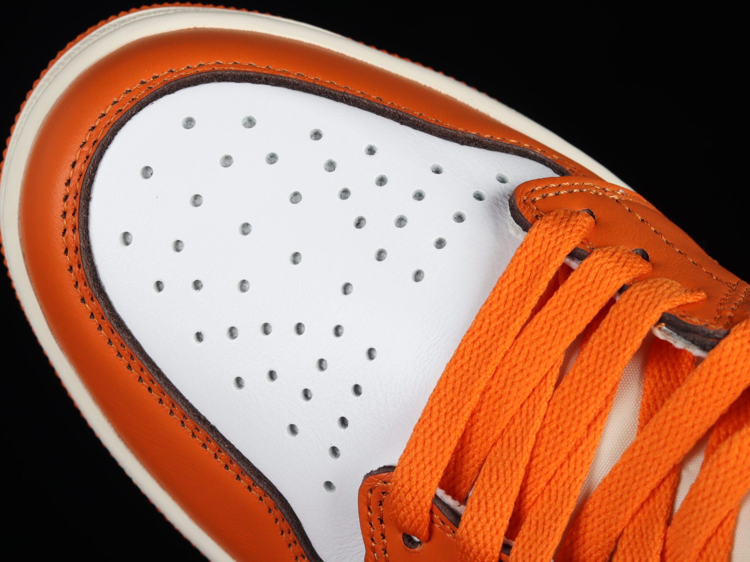 Air Jordan 1 High “Starfish”, White/Orange Red