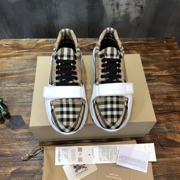 BURBERRY VINTAGE CHECK COTTON SNEAKER – BBR011