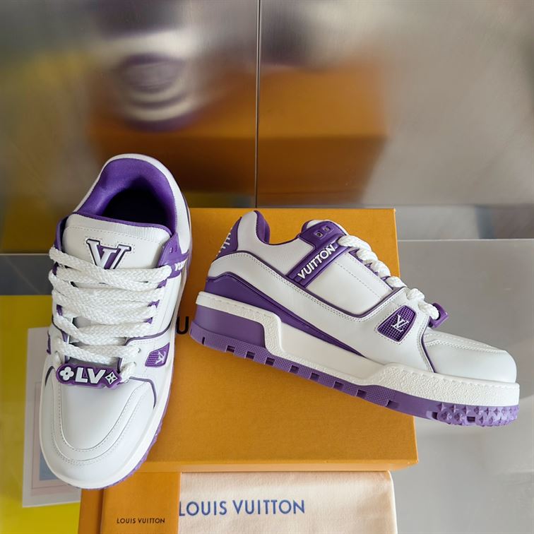 LOUIS VUITTON LV TRAINER MAXI SNEAKER VIOLET – LVS199