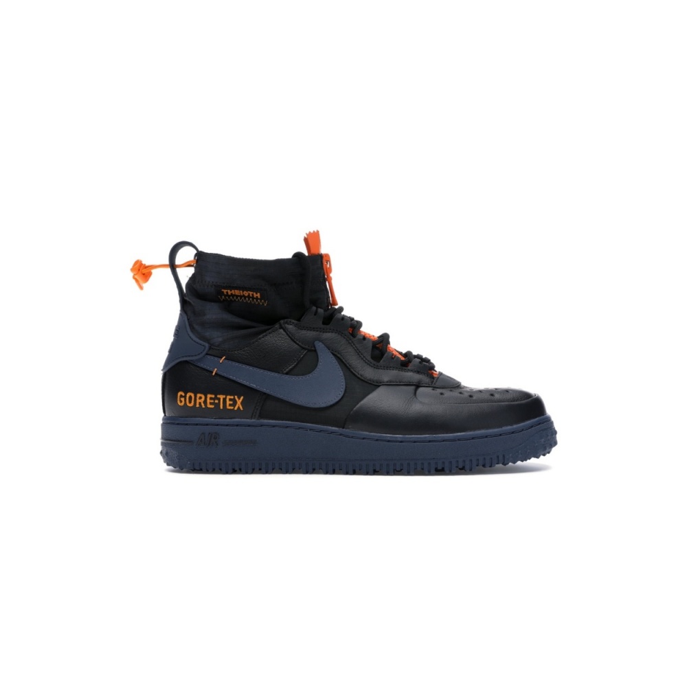 Nike Air Force 1 Winter Gore-tex Black Bright Ceramic Thunder Blue