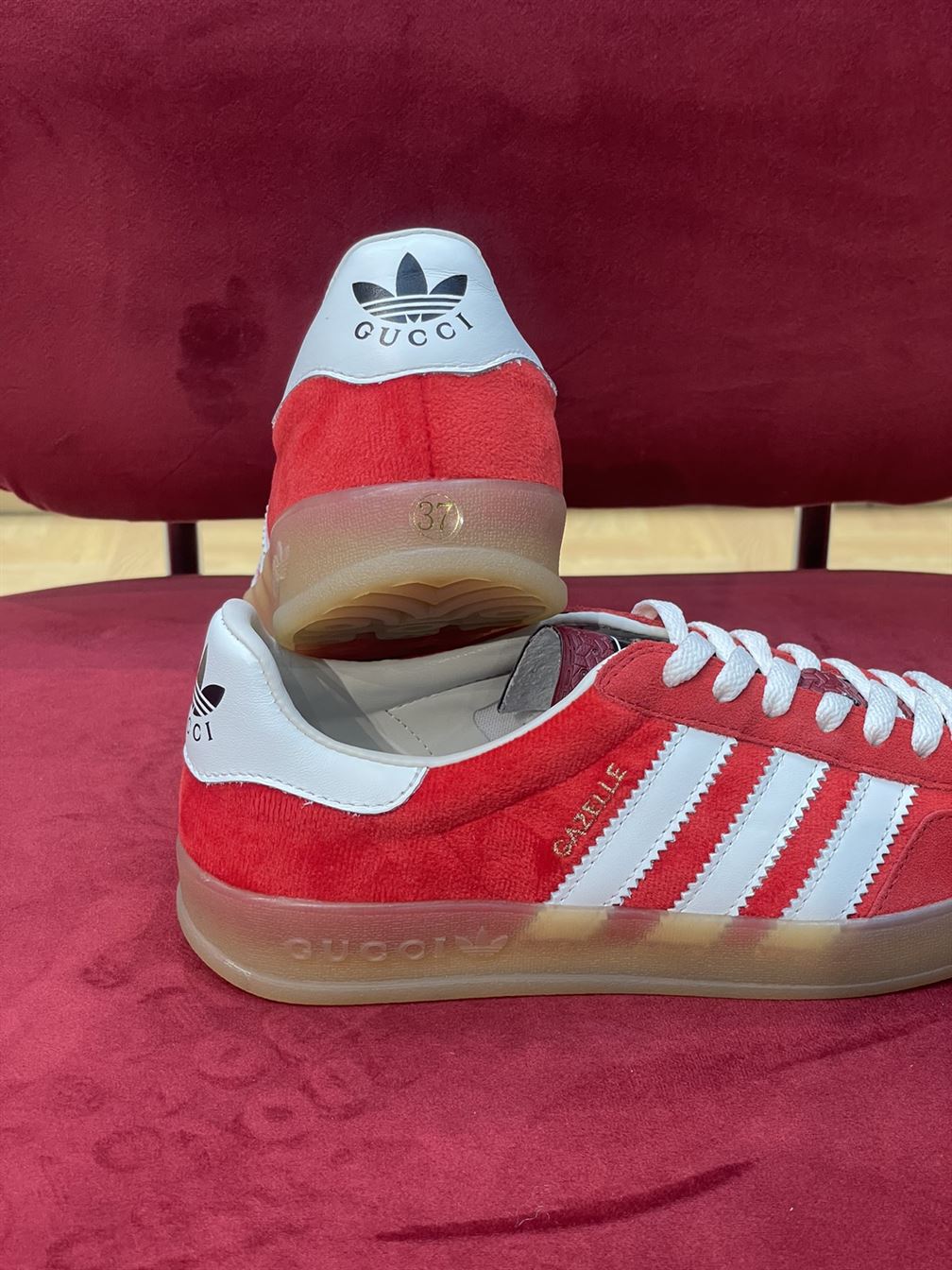GUCCI X ADIDAS MENS GAZELLE SNEAKER – GCC024
