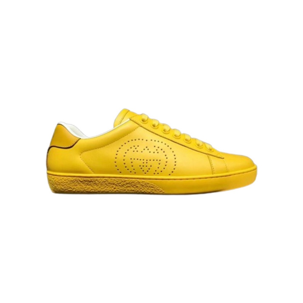 Gucci Ace Interlocking G – Light Yellow Sneakers – GCC229