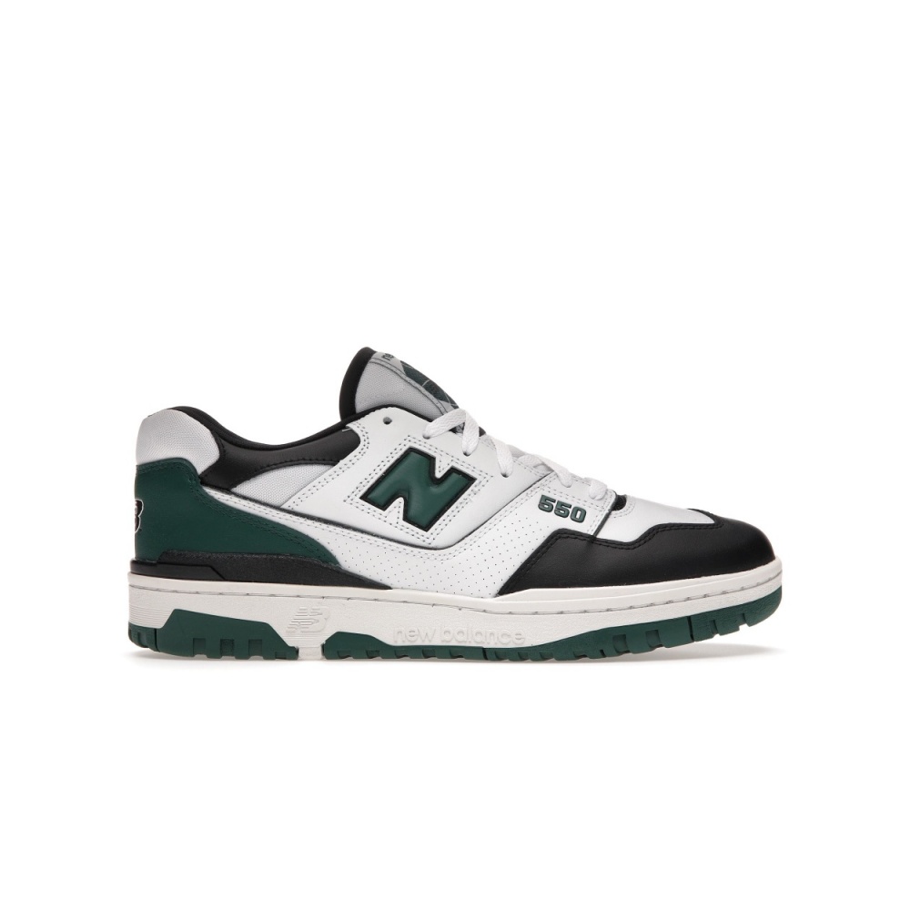 New Balance 550, White Green Black