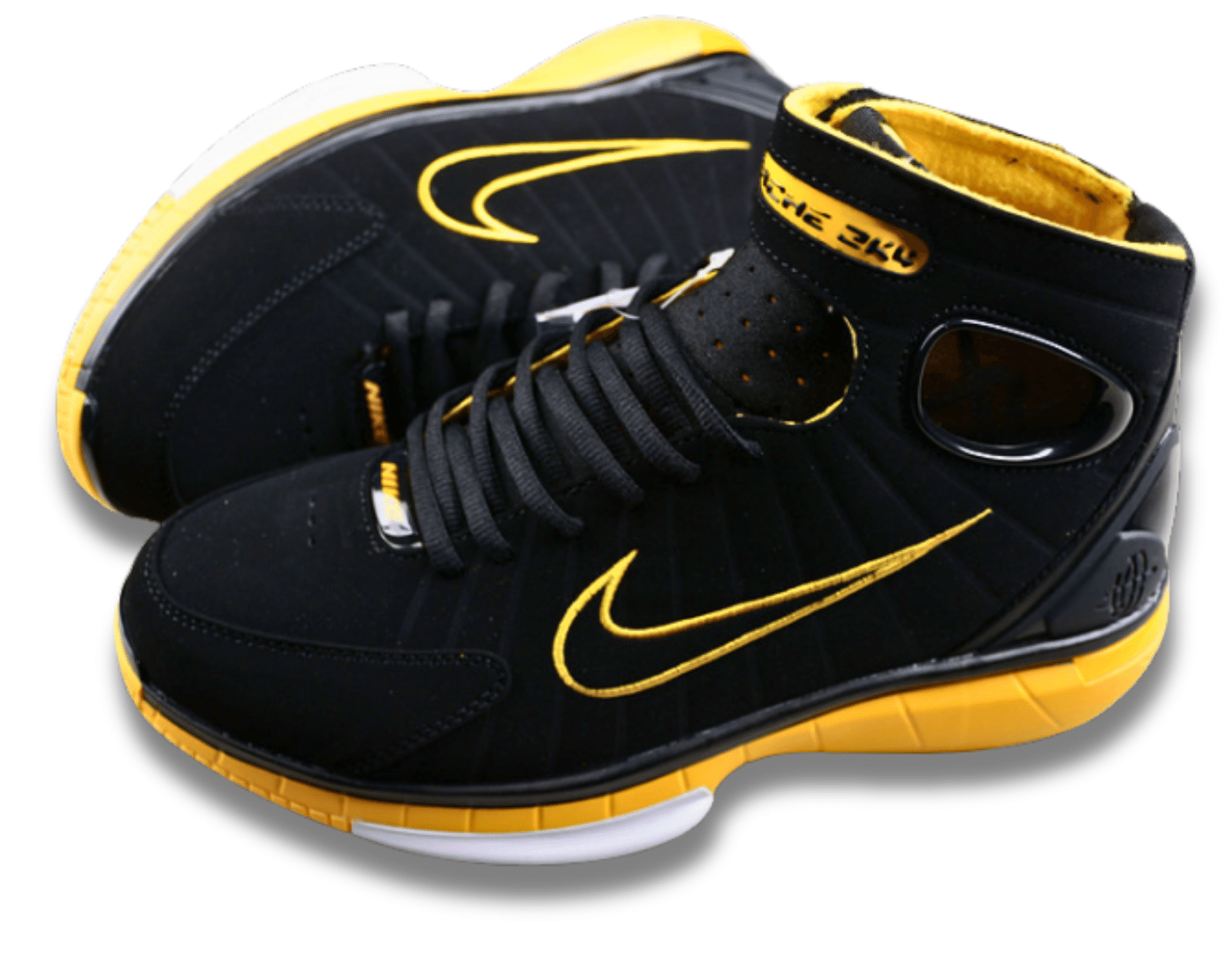 Nike Air Zoom Huarache 2k4 Black Varsity Maize