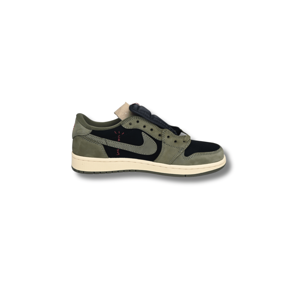 Travis Scott Air Jordan 1 Low OG Black-Olive