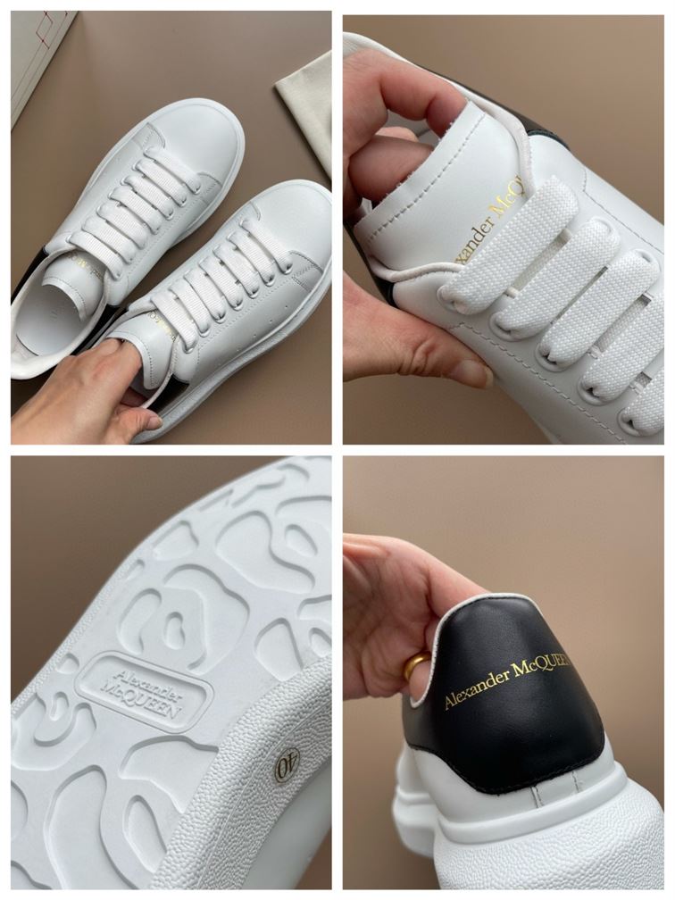 ALEXANDER MCQUEEN OVERSIZED LEATHER SNEAKERS – ALD017