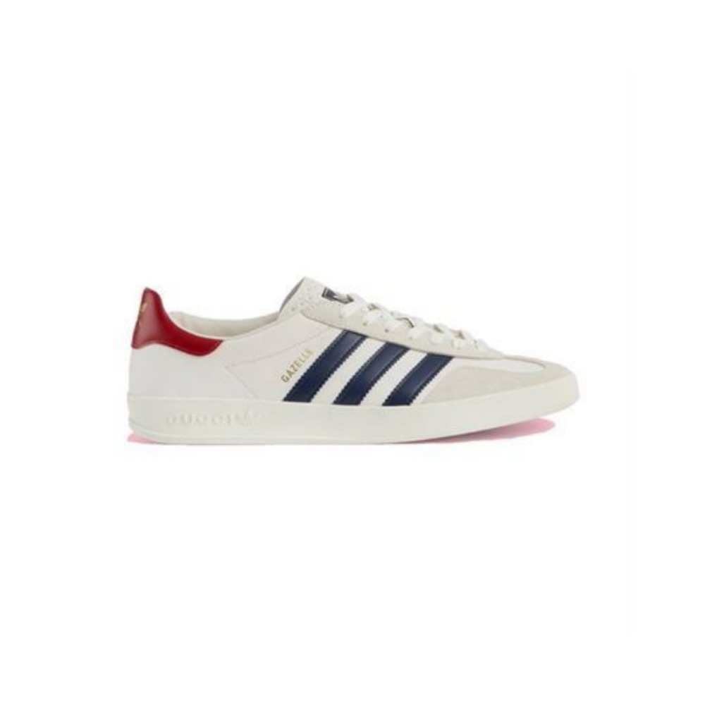 GUCCI X ADIDAS GAZELLE LOW-TOP SNEAKERS IN WHITE – GCC030