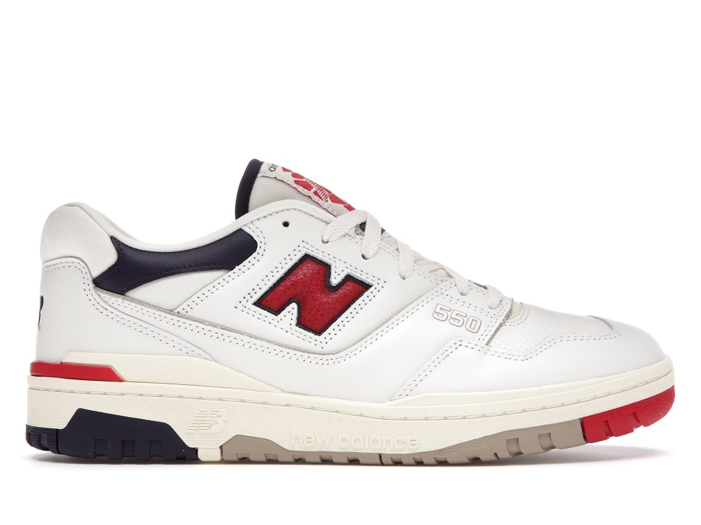 New Balance 550, Aime Leon Dore White Navy Red