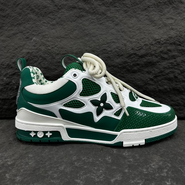 LOUIS VUITTON LV SKATE SNEAKER GREEN WHITE – LVS167