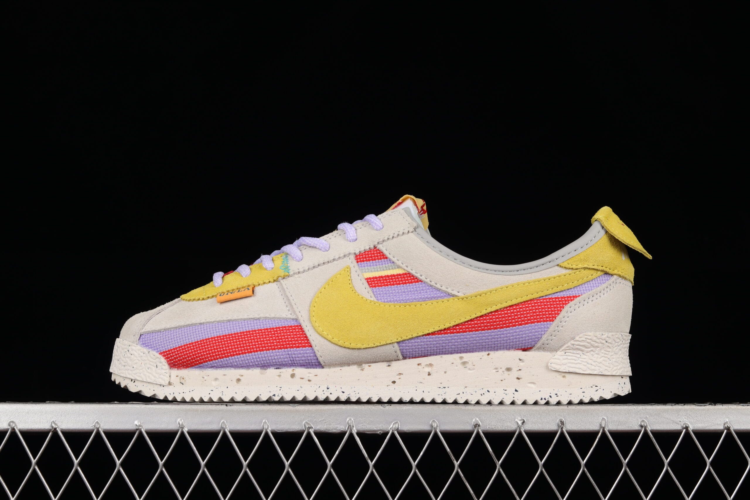 Union x Nike Cortez Yellow Purple Red
