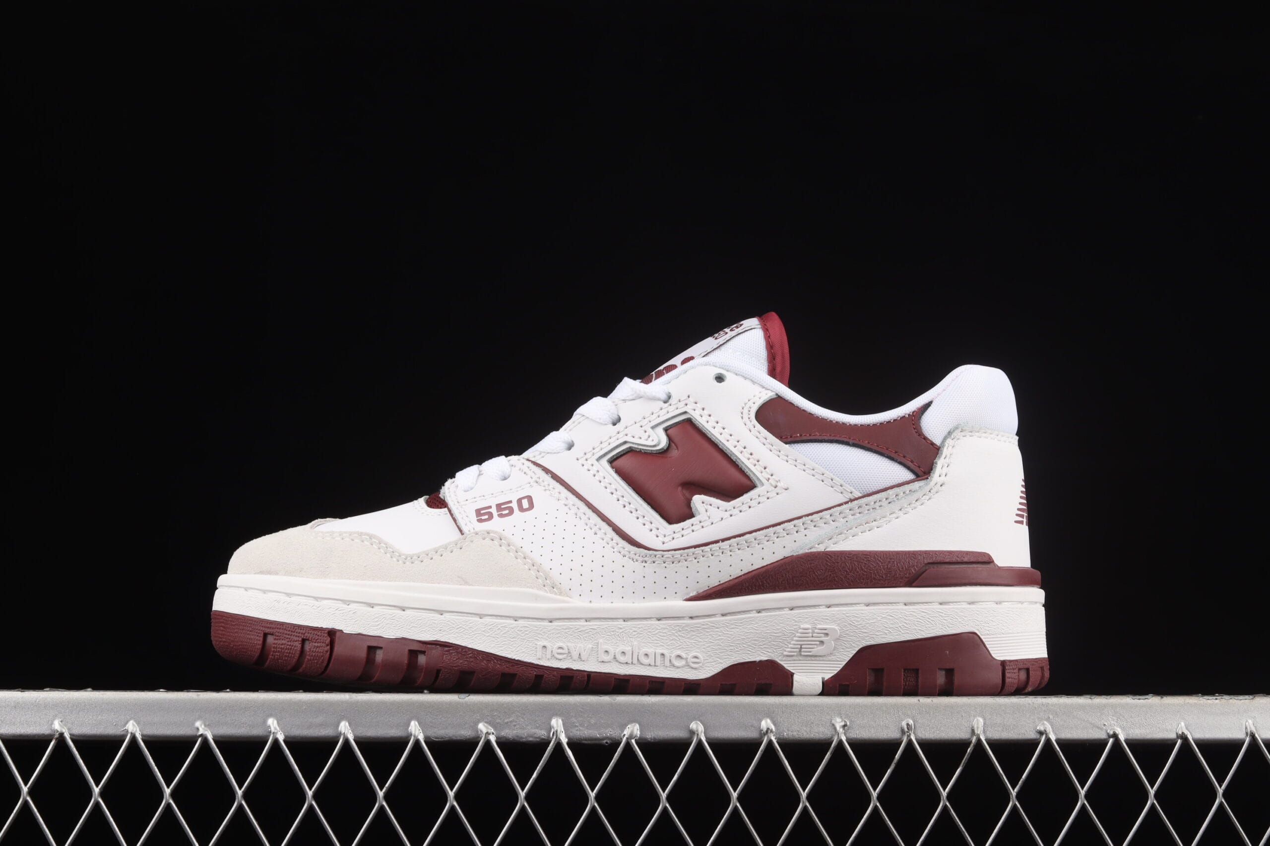 New Balance 550, Sea Salt Burgundy