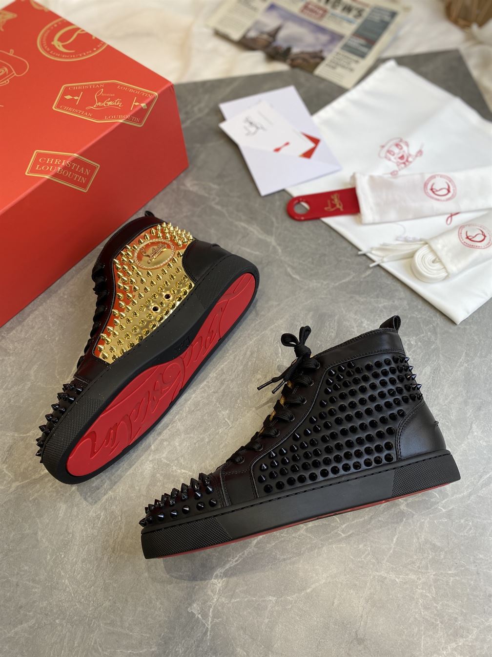 CHRISTIAN LOUBOUTIN HIGH TOP SNEAKER – CLS017