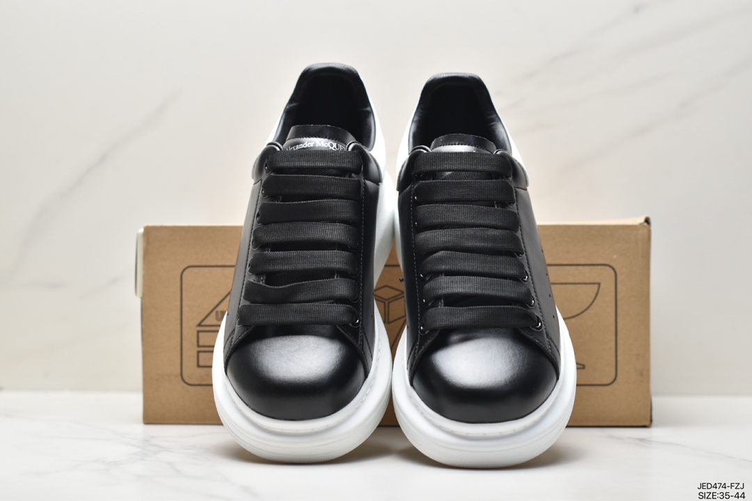 ALEXANDER MCQUEEN OVERSIZED LEATHER SNEAKERS