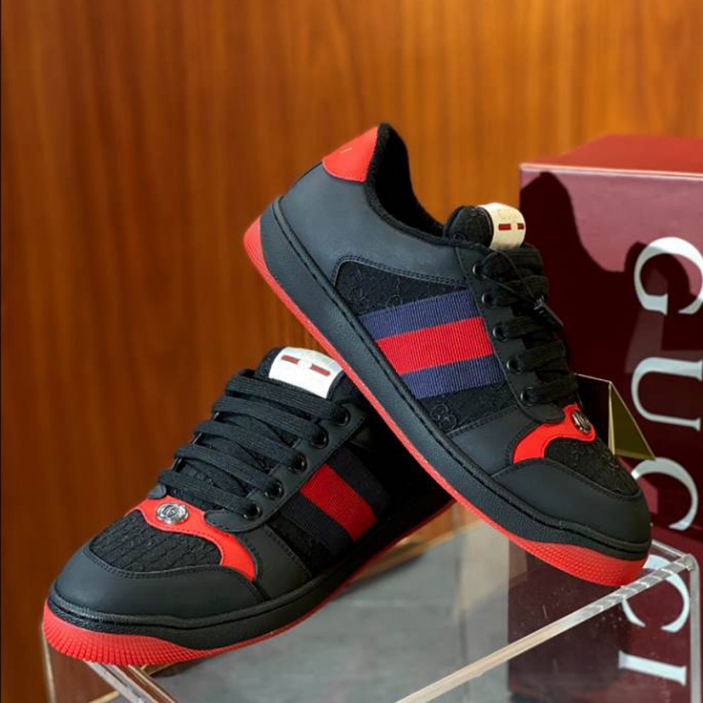 Gucci Black Red Web Classic Sneakers – GCC180