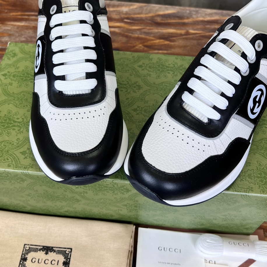 Gucci Leather Low ‘Black White’ Sneaker – GCC167