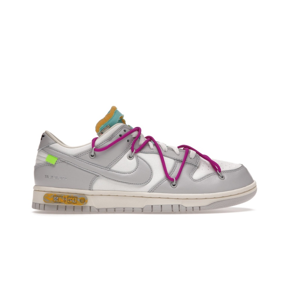 Off White Nike Dunk Low Lot 21