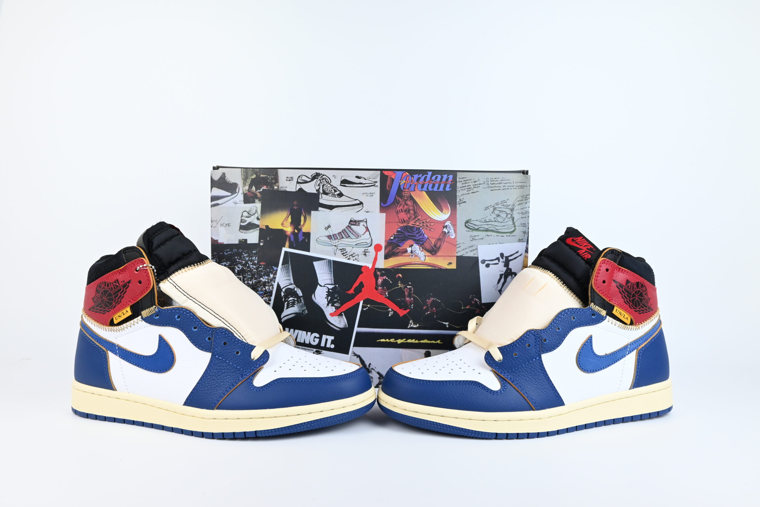 Jordan 1 Retro High Union Los Angeles Blue Toe