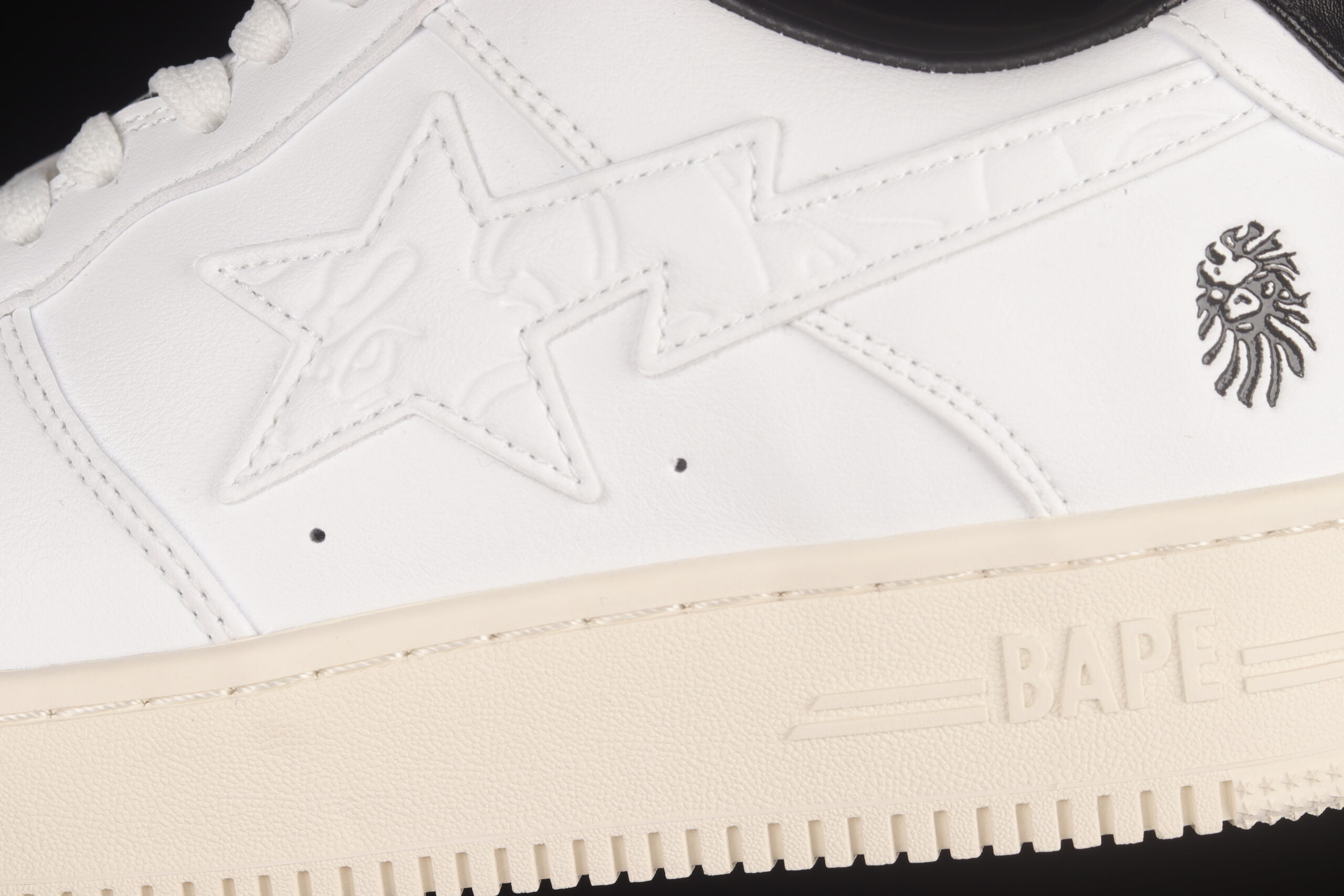 A Bathing Ape Bape STA “Tokyo” Black White Silver