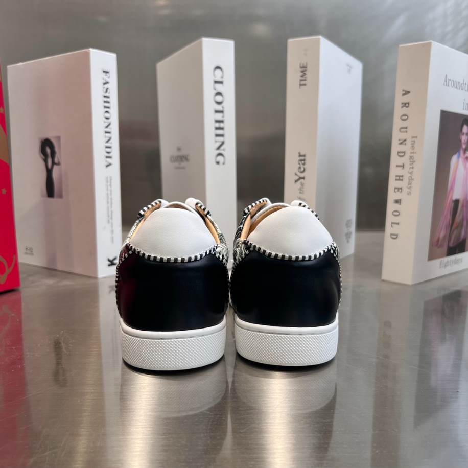 Christian Louboutin Casual Rivet Low Top Spikes Flats Sneaker – CLS045