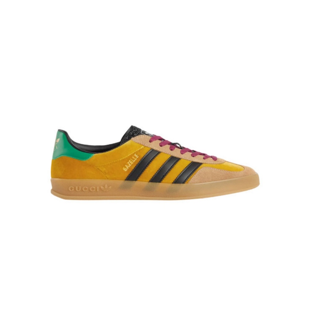 GUCCI ADIDAS GAZELLE ‘YELLOW VELVET GREEN’ – GCC121