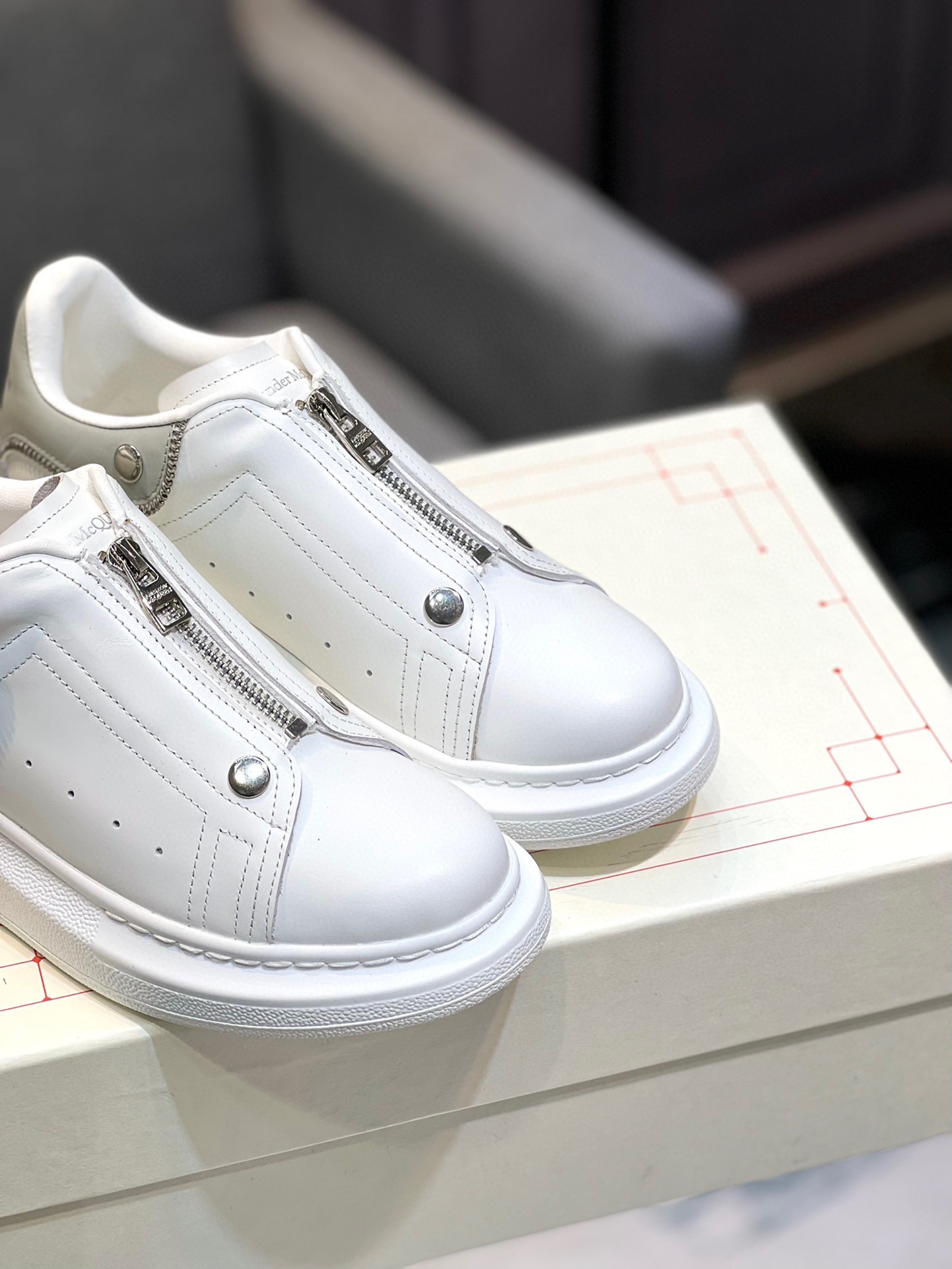 Alexander McQueen's latest wide-type sneakers