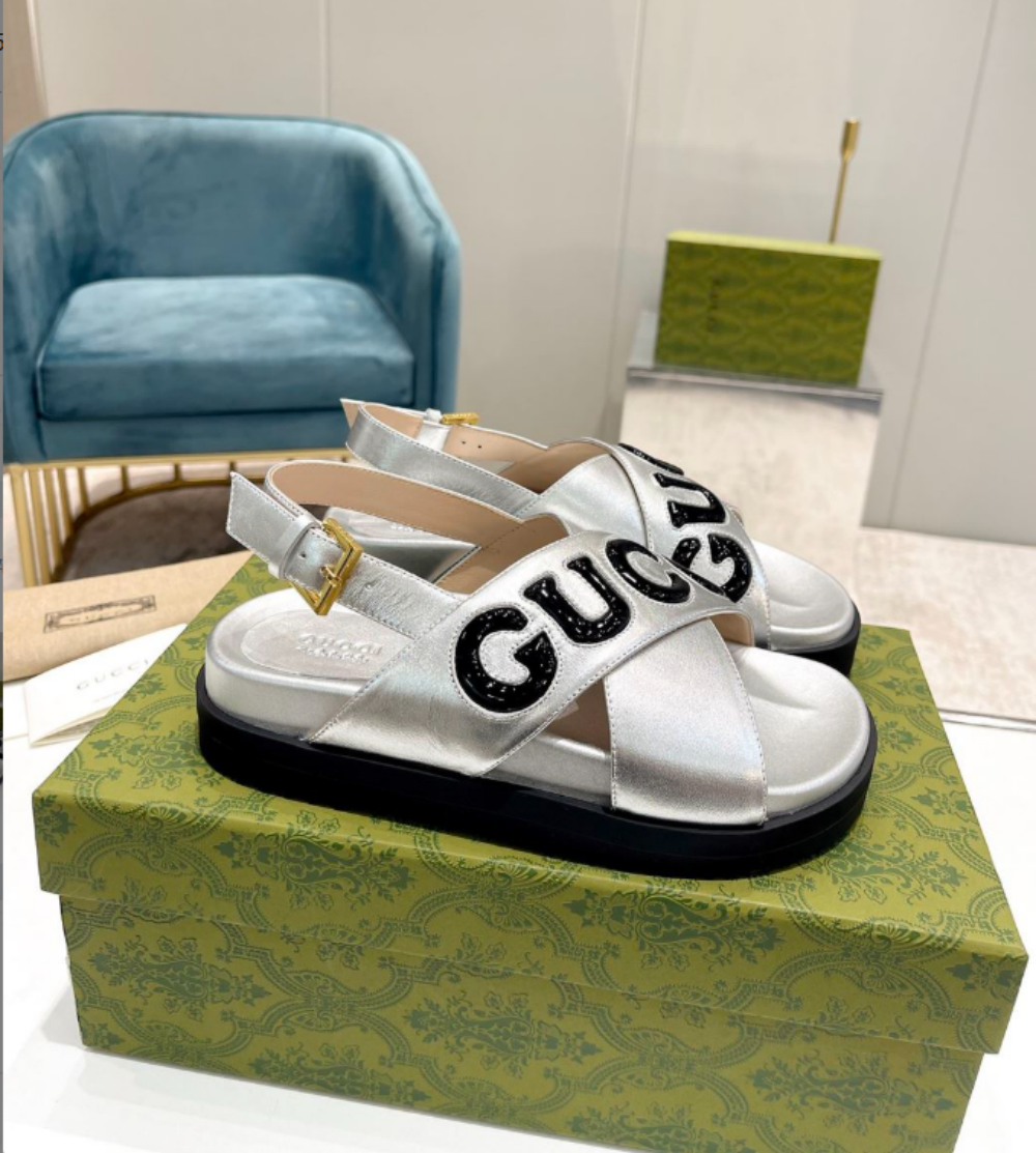 GUCCI MEN’S GUCCI SANDAL BLACK LEATHER – GSL011