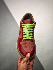 Nike Dunk Low 1-Piece Laser Varsity Red Chartreuse