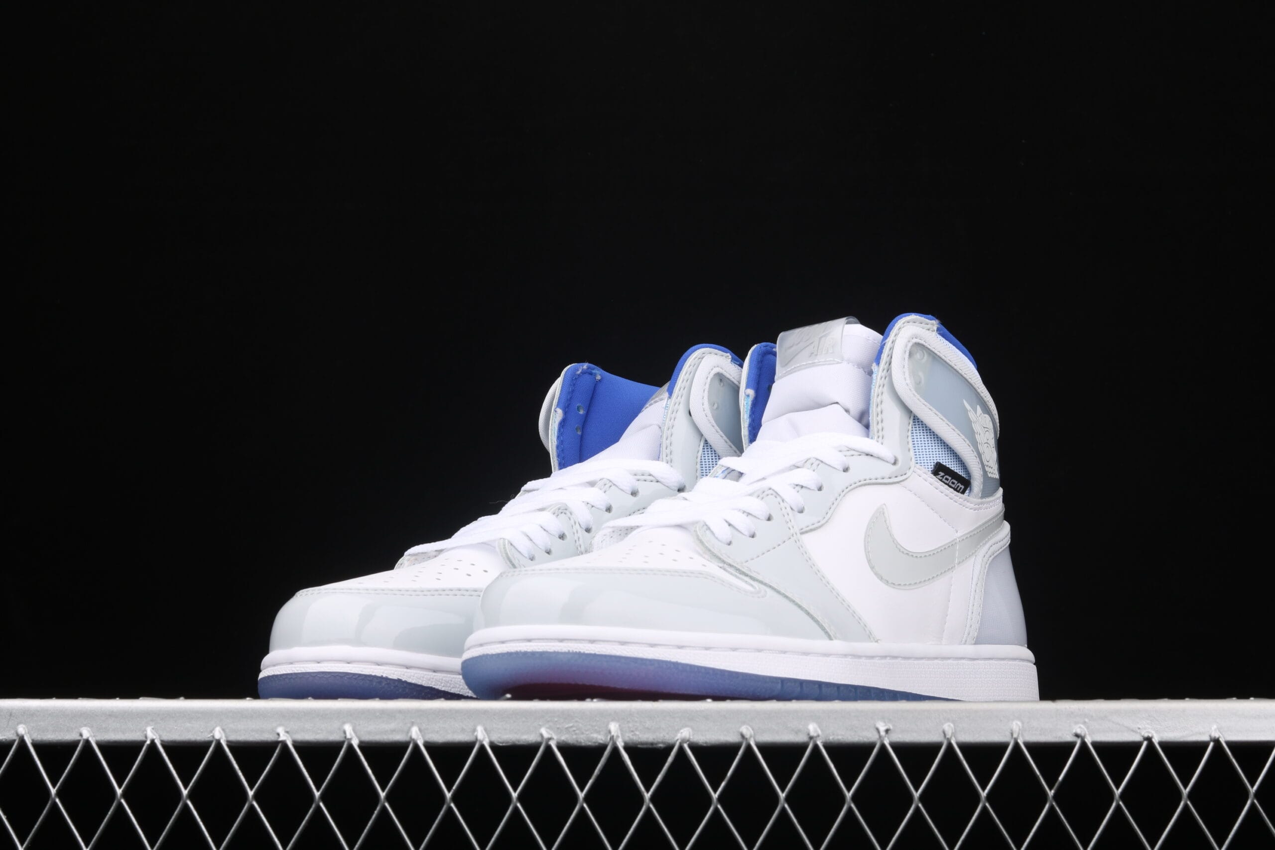 Jordan 1 Retro High, Zoom White Racer Blue