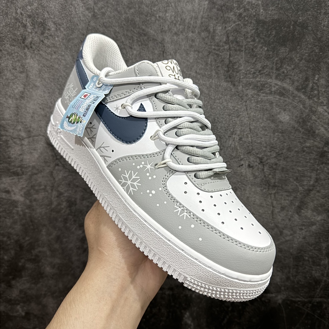 Nike Air Force 1 Low 07 FZBB Frozen College Style Line Graffiti Blue