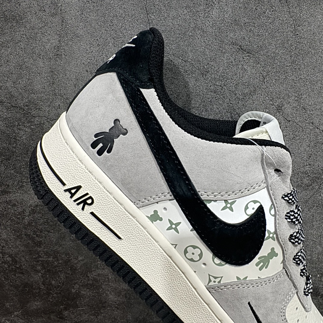 Nk Air Force 1'07 Low Violent Bear Joint-Gray and Black Print